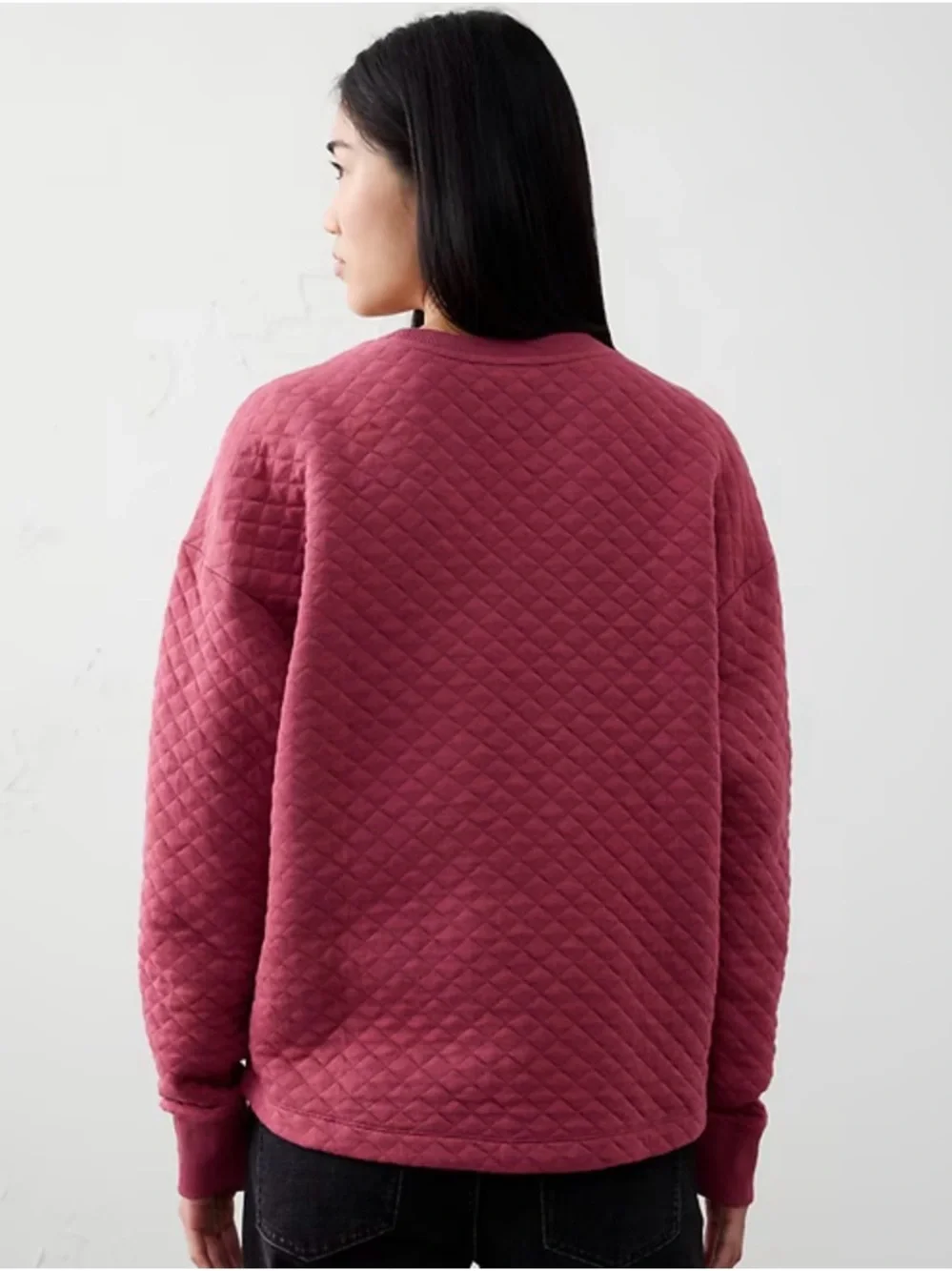 Banana Republic - QUILTED SWEATSHIRT - Small - Picture 4 of 9